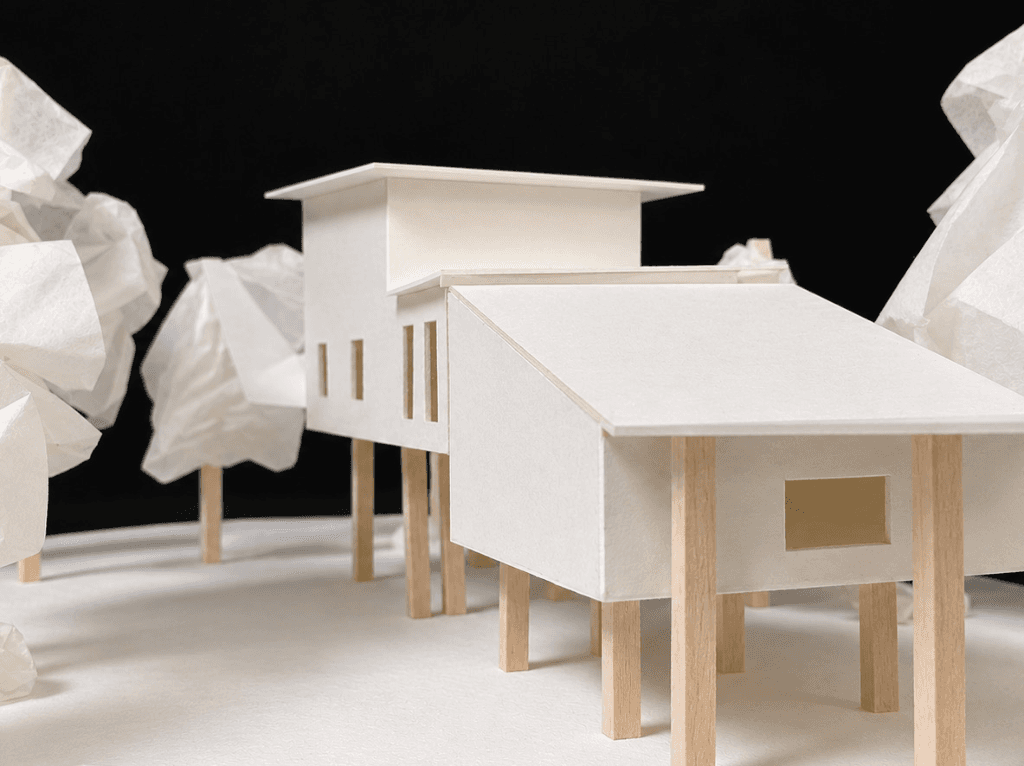 Stepped Pavilion physical model photograph